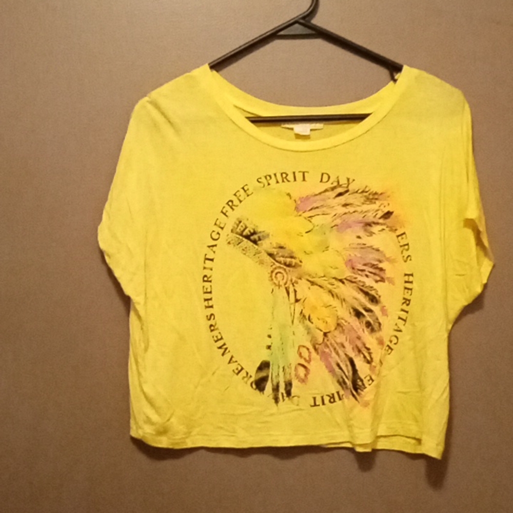 Juniors Forever 21 Summer Crop Top Size Small/Petite